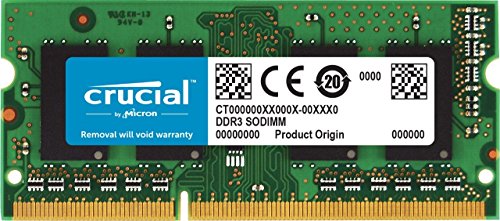 Crucial RAM CT102464BF160B 8GB DDR3 1600 MHz CL11 Laptop-Speicher von Micron