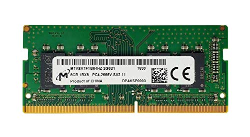Micron 8GB DDR4 1Rx8 PC4-2666V-SA2 MTA8ATF1G64HZ-2G6D1 So-DIMM Laptop RAM Memory von Micron