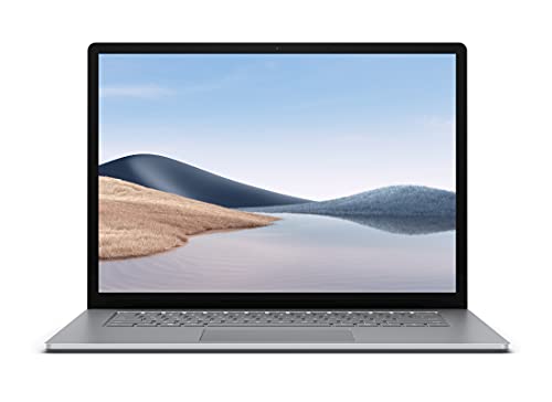 Microsoft Surface Laptop 4 Notebook 38,1 cm (15 Zoll) Touchscreen Intel Core i7 8 GB LPDDR4x-SDRAM 256 GB SSD Wi-Fi 6 (802.11ax) Windows 10 Pro Platin von Microsoft