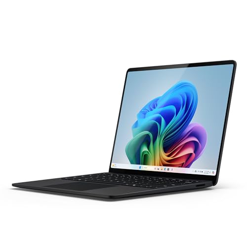 Microsoft Surface Laptop | Copilot+ PC | 15” Touchscreen | Snapdragon® X Elite (12 Kerne) | 16GB RAM | 1TB SSD | neuestes Modell, 7. Edition | Schwarz von Microsoft