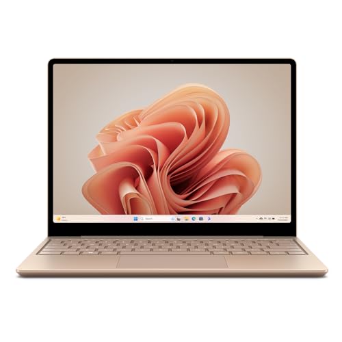 Microsoft Surface Laptop Go 3 | 12,45" Laptop | Intel Core i5 | 256GB SSD | 16GB RAM | Windows 11 Home | Sandstein | 2023 Modell von Microsoft