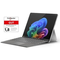 Microsoft Surface Pro (11. Edition) Copilot+ PC 13" OLED 2in1 Platin Snapdragon® X Elite 16GB/1TB SSD Win11 EP2-08379 von Microsoft