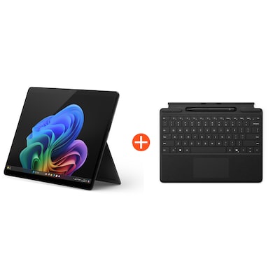 Microsoft Surface Pro (11. Edition) 13" OLED 2in1 Graphit Snapdragon® X Elite 16GB RAM 1TB SSD Win11 ZIB-00021 inkl. Black Keyboard Pen von Microsoft