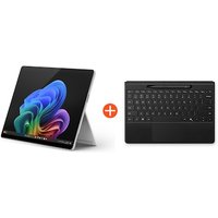 Microsoft Surface Pro (11. Edition) 13" OLED 2in1 Platin Snapdragon® X Elite 16GB RAM 512GB SSD Win11 ZIA-00004 inkl. Black Flex Keyboard Pen von Microsoft