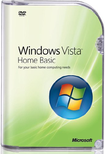 Microsoft Windows Vista Home Basic (ohne Media Player) Upgrade englisch DVD von Microsoft