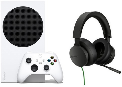 Xbox Series S (512GB) Konsole inkl. Stereo Headset von Microsoft