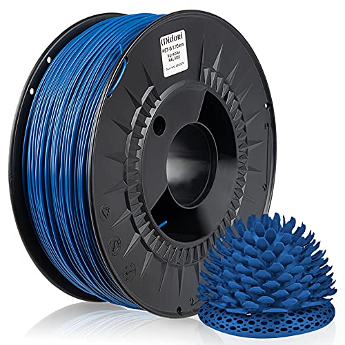 MIDORI® PETG Filament | 1,75mm 3D-Drucker-Filament 1kg Spule in Signalblau | Verwicklungsfreies Filament für 3D-Drucker & Stift von Midori