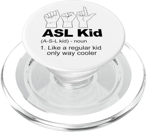 ASL Kid Definition ASL Kid PopSockets PopGrip für MagSafe von Miftees ASL Tees