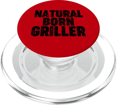 Natural Born Griller PopSockets PopGrip für MagSafe von Miftees BBQ Tees