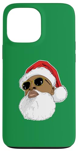 Hülle für iPhone 13 Pro Max Schwarzer Hip-Hop-Weihnachtsmann, afrikanischer Weihnachtsmann von Miftees Christmas Tees