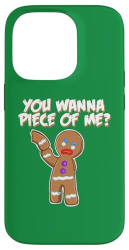 Hülle für iPhone 14 Pro You Wanna Piece Of Me Lustiger Lebkuchenmann von Miftees Christmas Tees