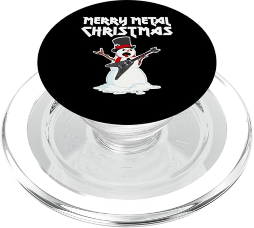 Metall Weihnachten lustig Metall Metall Schneemann PopSockets PopGrip für MagSafe von Miftees Christmas Tees