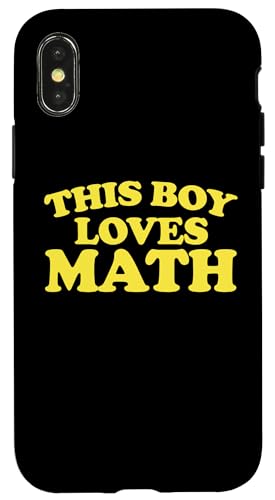 Dieser Junge liebt Mathe Hülle für iPhone X/XS von Miftees Math Tees