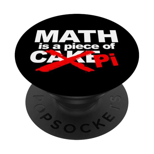 Mathematik ist ein Stück Pi PopSockets Klebender PopGrip von Miftees Math Tees