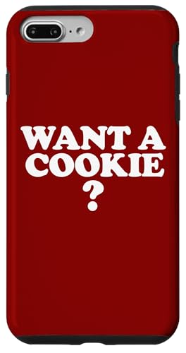 Hülle für iPhone 7 Plus/8 Plus WANT A COOKIE von Miftees