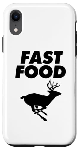 Hülle für iPhone XR Running Deer Fast Food von Miftees