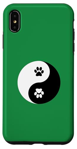 Hülle für iPhone XS Max Dog Paws Ying Yang Dog Paws von Miftees