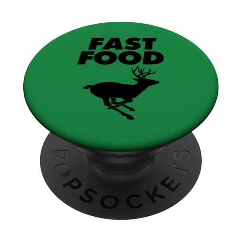 Running Deer Fast Food PopSockets Klebender PopGrip von Miftees