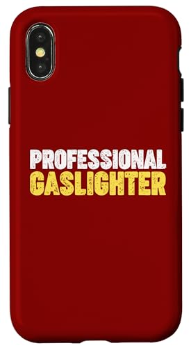 professional gaslighter Hülle für iPhone X/XS von Miftees