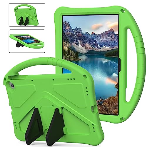 Miimall Hülle Kompatibel mit Amazon Fire Max 11 Hülle mit Ständer, Stoßfeste Kratzfest Anti Drop Voller Schutz mit Griffständer Kinder Case für Fire Max 11 Tablet 2023 -Grün von Miimall