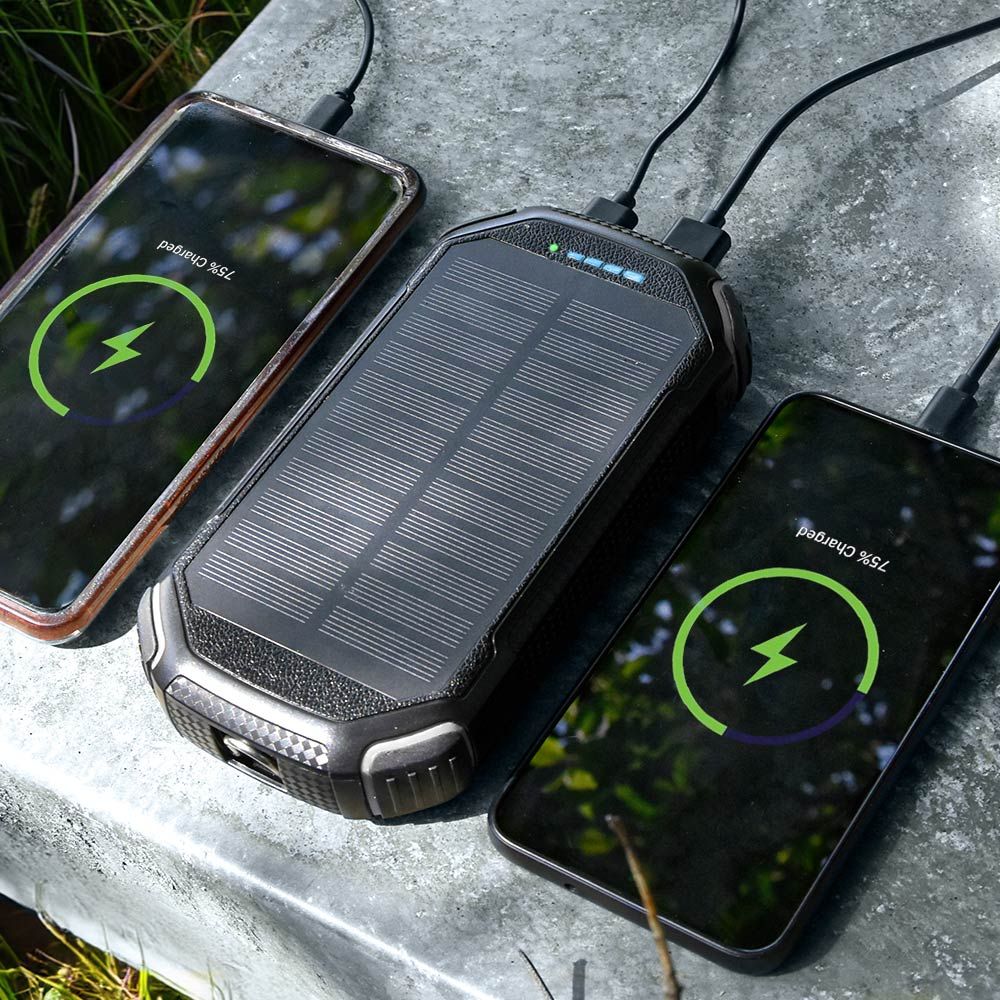 QI Solar Powerbank 20.000 mAh von Mikamax