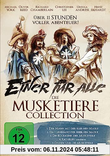 Einer für alle - Die Musketiere Collection / Spannende Abenteuer mit den Figuren aus den Romanen von Alexandre Dumas [7 DVDs] von Mike Newell