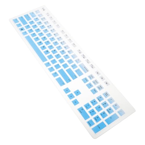 Mikikit 1 STK Tastaturschutz Laptop Tastatur Abdeckung Desktop-Tastatur-Skin Air-Tastatur-Abdeckung Universelle Tastaturabdeckung Mechanische Tastatur Laptop-Schutz Led Kieselgel von Mikikit