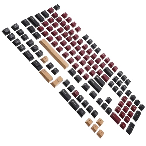 Mikikit Tastatur-tastenkappen 136 Stück Mechanische Tastatur-tastenkappen Pbt-Material Angenehmes Handgefühl Für Gaming-Computer Mikikit Tastatur-tastenkappen 136 Stück Mechanische Tastatur-tastenkappen Pbt-Material Angenehmes Handgefühl Für Gaming-Computer von Mikikit
