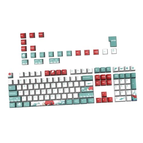Mikikit Tastenkappen Coral 129-teiliges Tastatur-tastenkappen-ersatz-tastenkappen für Gaming-tastaturen Modisches Tastenkappen-Set Mikikit Tastenkappen Coral 129-teiliges Tastatur-tastenkappen-ersatz-tastenkappen für Gaming-tastaturen Modisches Tastenkappen-Set von Mikikit