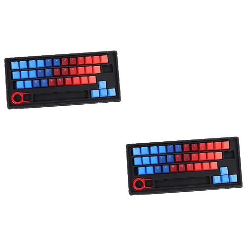 Mikikit 2 Sets Tastenkappen Mechanische Tastatur Gaming-tastatur Zubehör Tastenkappen Tastaturschutz Langlebigkeitsmaterial Mikikit 2 Sets Tastenkappen Mechanische Tastatur Gaming-tastatur Zubehör Tastenkappen Tastaturschutz Langlebigkeitsmaterial von Mikikit