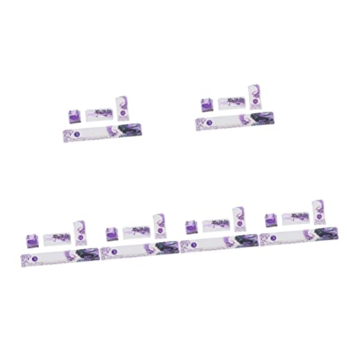 Mikikit 24 Stk Tastenkappe Tastaturschutz Tastatur-dekor Dekorative Tastatur Aufkleber Für Laptop-schlüssel Aufkleber Für Computertastaturen Tastaturzubehör Pbt Schalter Notizbuch Violett Mikikit 24 Stk Tastenkappe Tastaturschutz Tastatur-dekor Dekorative Tastatur Aufkleber Für Laptop-schlüssel Aufkleber Für Computertastaturen Tastaturzubehör Pbt Schalter Notizbuch Violett von Mikikit