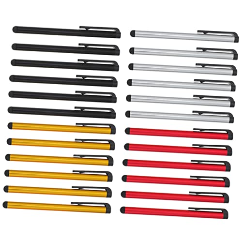 Mikikit 24er Set Tablet Stylus Pen Hochsensitiver Eingabestift Für Tablets Und Smartphones Kapazitiver Touch Pen Und Präziser Schreibstift Für von Mikikit