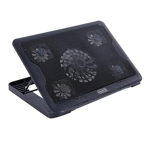 Mikikit 5 Laptop Kühler Basis Laptop Kühlgerät USB Laptop Kühler Laptop-kühlkissen Kühlpad Für Gaming-laptops USB-Laptop-lüfter Kühlkissen Aus Holz Computer-Fan Heizkörper Base Hölzern von Mikikit