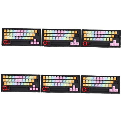 Mikikit 6 Sätze Tastenkappe Tastaturschutz Tastatur Für Computer Ornament-sets Pudding Tastaturzubehör Computer Tastatur Farbige Tastatur Computertastaturen Abs Pbt Fortschrittlich Mikikit 6 Sätze Tastenkappe Tastaturschutz Tastatur Für Computer Ornament-sets Pudding Tastaturzubehör Computer Tastatur Farbige Tastatur Computertastaturen Abs Pbt Fortschrittlich von Mikikit
