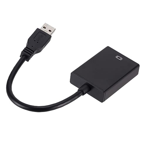 Mikikit USB 30 Auf Adapter Konverter 1080P Video Kabel Für PC Laptop Projektor USB Zu Adapter Plug and Play Hochauflösende Verbindung von Mikikit