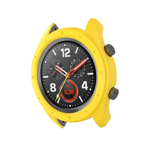 Mikinona Uhrendeckel huaweiwatch huwaei Watch Uhrengehäuse Praktische Uhrenhülle uhrenabdeckung kompatibel für Yellow von Mikinona