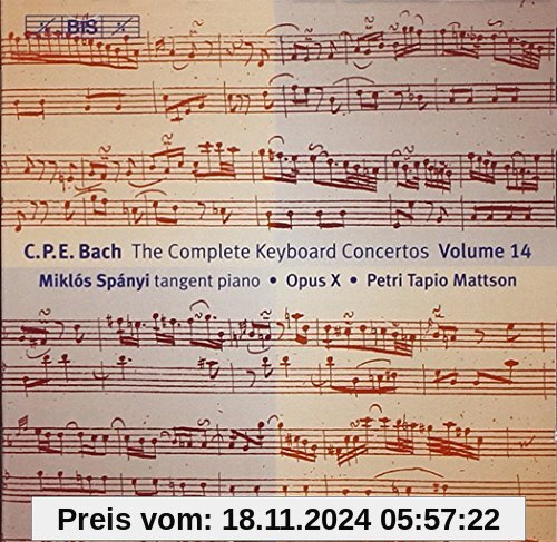 The Complete Keyboard Concertos Vol. 14 von Miklos Spanyi