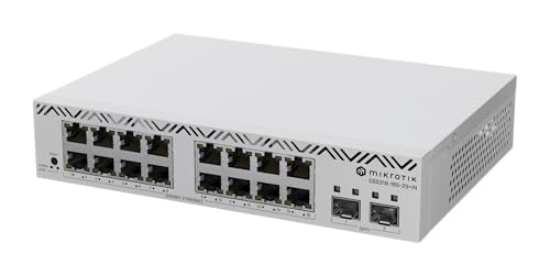 MikroTik CSS318-16G-2S+in Managed Network Switch, 16 Gigabit Ethernet Ports, 2 SFP+ Ports von MikroTik