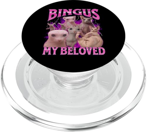 Bingus My Beloved Funny Sphinx Cat Meme Bootleg Grafik PopSockets PopGrip für MagSafe von MildlyPerturbed