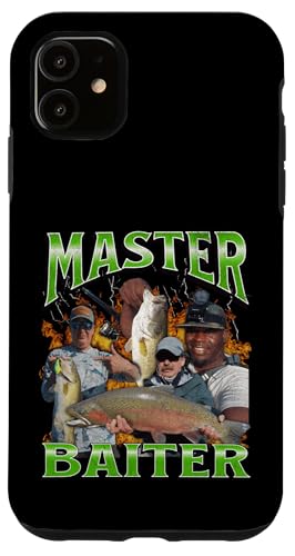 Hülle für iPhone 11 Master Baiter Funny Offensive Fishing Pun Bootleg Grafik von MildlyPerturbed