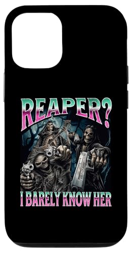 Hülle für iPhone 15 Pro Reaper? Lustiges hartes Skelett Meme Bootleg von MildlyPerturbed