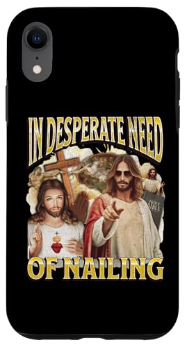 Hülle für iPhone XR Ich brauche einen lustigen beleidigenden Jesus-Humor-Bootleg für Erwachsene von MildlyPerturbed