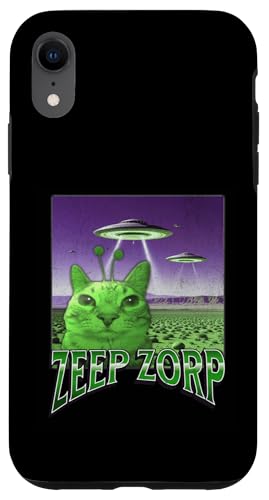 Lustige Alien Cat Meme Bootleg Grafik Hülle für iPhone XR von MildlyPerturbed