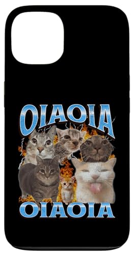 Oia Oia Lustige Katze Meme Bootleg Grafik Hülle für iPhone 13 von MildlyPerturbed