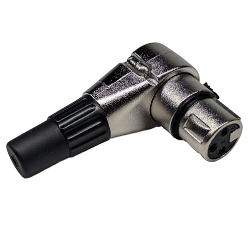 Milestock 3-poliger XLR-Buchse, verstellbarer rechtwinkliger Adapter, 7-Positionen-XLR-Stecker, 3-poliger Mikrofon, Lautsprecher, Audiokabel-Anschluss von Milestock