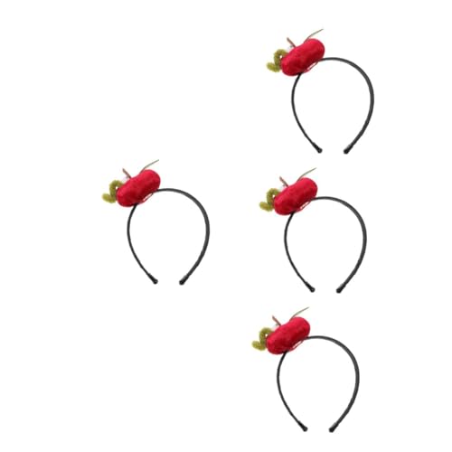 MILISTEN 4 Stück Retro Haar Accessoires Aus Samt Kürbisse Stirnbänder Nussknacker Kostüm Bobby Für Frauen Mädchen Stirnbänder Haarspangen Obst Kürbiskuchen Stirnband Aus Stoff von Milisten