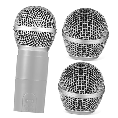 Milisten 2 Stück Metallnetzabdeckung Mikrofonschild Mikrofon ersetzen Grill Mikrofon-Ersatzkopf Ball Mikrofonabdeckungen Mikrofonteile Austausch des Mikrofongitters Silver Milisten 2 Stück Metallnetzabdeckung Mikrofonschild Mikrofon ersetzen Grill Mikrofon-Ersatzkopf Ball Mikrofonabdeckungen Mikrofonteile Austausch des Mikrofongitters Silver von Milisten