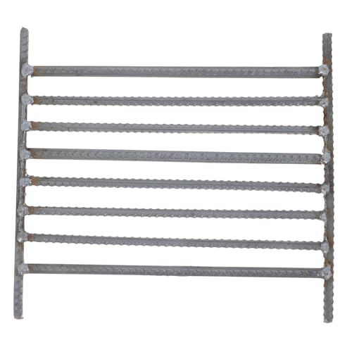 Milisten Grillrost Brennholzhalter Holzofenrost Feuerstelle Zubehör Feuerstellenrost rund Gitter für Feuerstelle Fassrost verbrennen Feuerstelle Grill Bewehrung Grey Milisten Grillrost Brennholzhalter Holzofenrost Feuerstelle Zubehör Feuerstellenrost rund Gitter für Feuerstelle Fassrost verbrennen Feuerstelle Grill Bewehrung Grey von Milisten