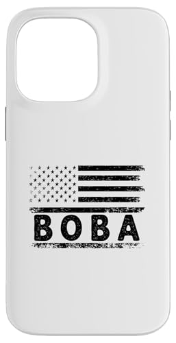 Hülle für iPhone 14 Pro Max Boba Pearl Milchtee Milktea Bubble Tea mit amerikanischer Flagge der USA von Milk Tea Boba Pearl Lover Gifts