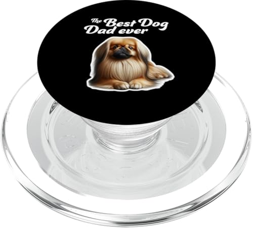 Best Dog Dad Ever - Pekinese PopSockets PopGrip für MagSafe von Miller Sye